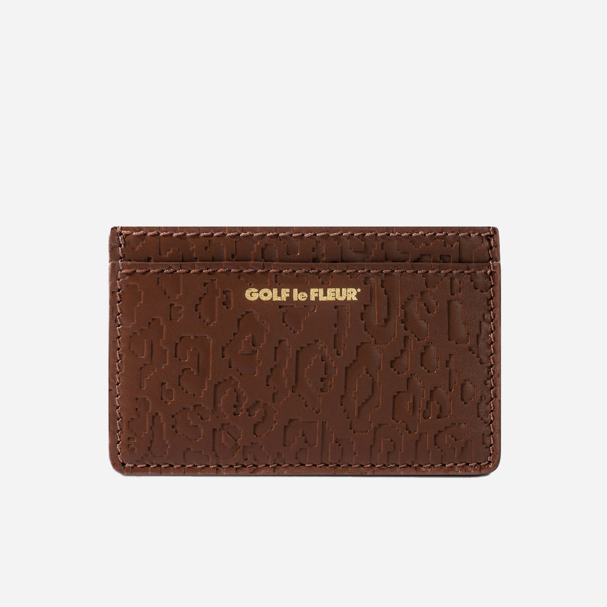 Golf Le Fleur Fleur Camo Cardholder Brown