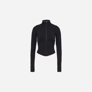 Alo Yoga Airbrush Corset High-Neck Stretch-Jersey Jacket
