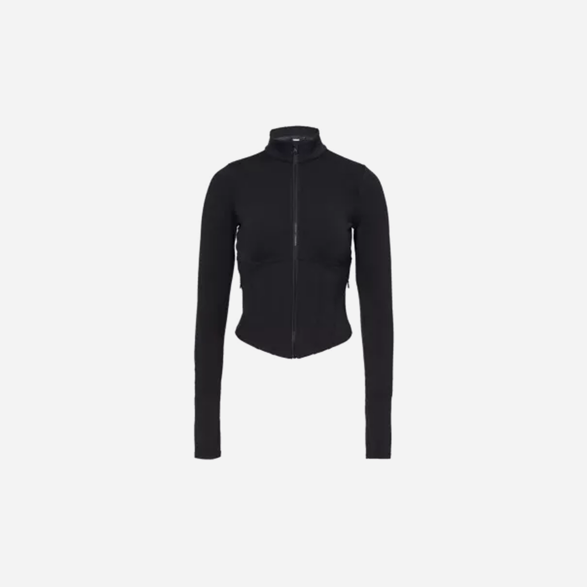 Alo Yoga Airbrush Corset High-Neck Stretch-Jersey Jacket