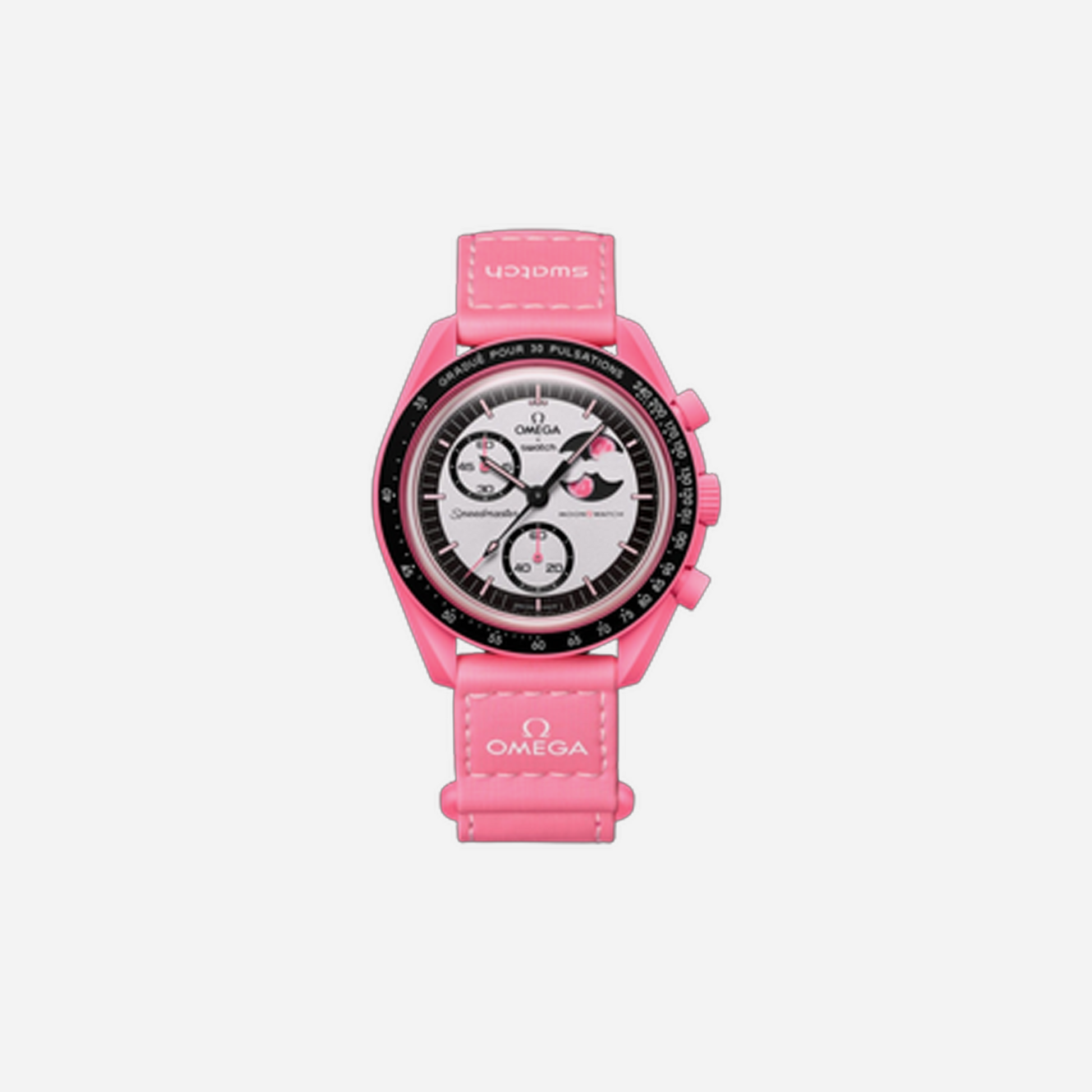 Swatch x Omega MoonSwatch Mission to the Pink Moonphase