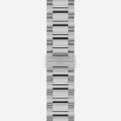 Tissot PRC 100 Solar Quartz Silver Dial Grey Stainless Steel Watch 39mm