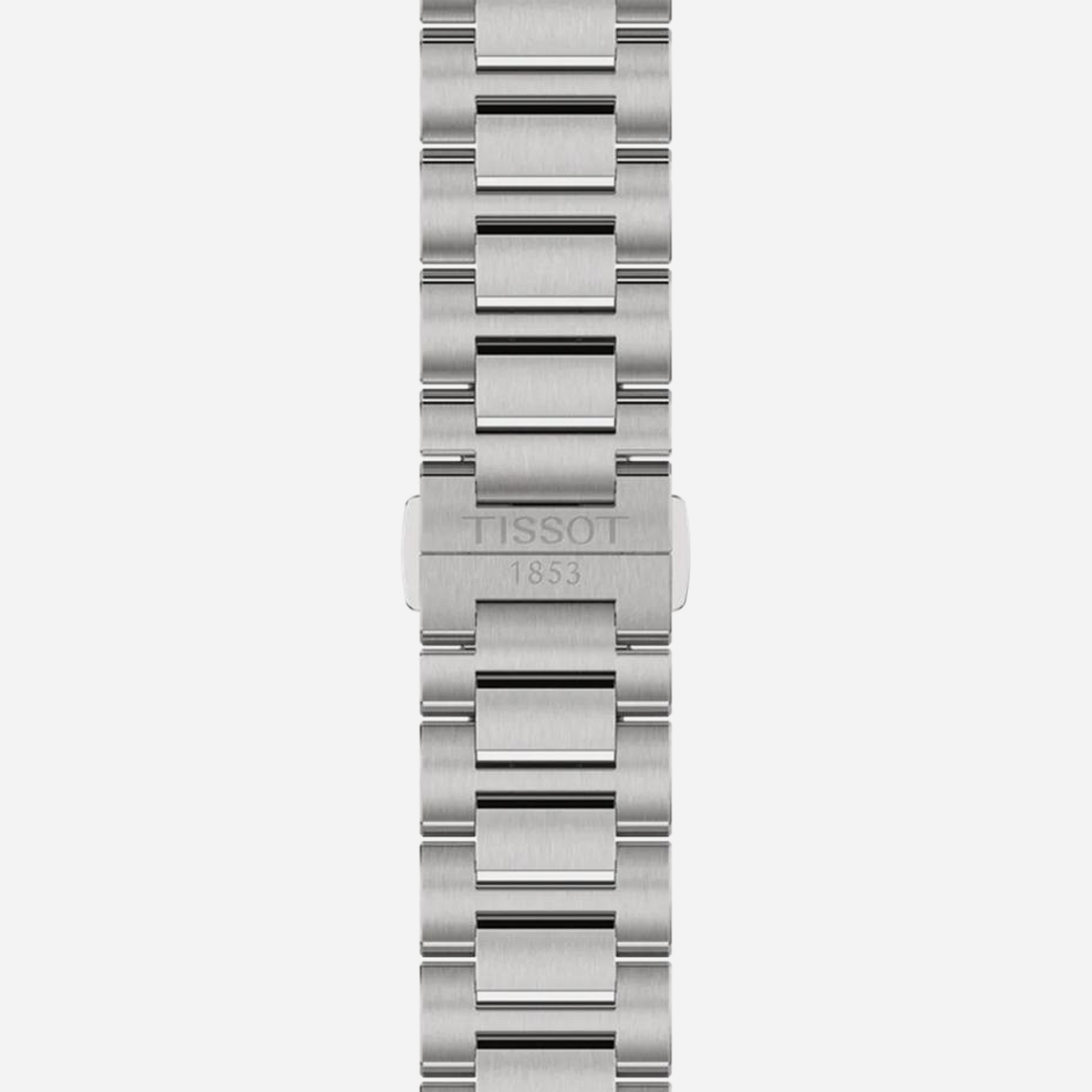 Tissot PRC 100 Solar Quartz Silver Dial Grey Stainless Steel Watch 39mm