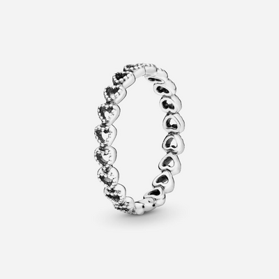 Pandora Band of Hearts Ring Sterling Silver