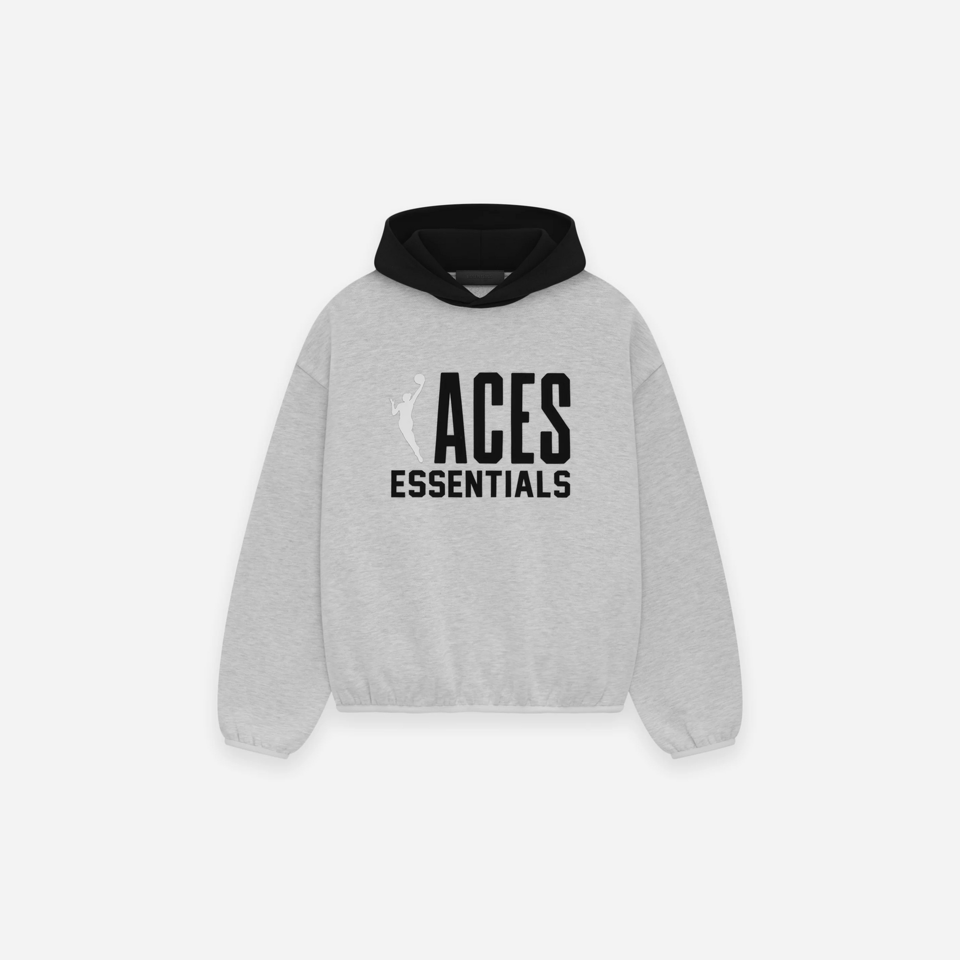 Fear Of God Essentials SS25 Aces Hoodie Light Heather Grey
