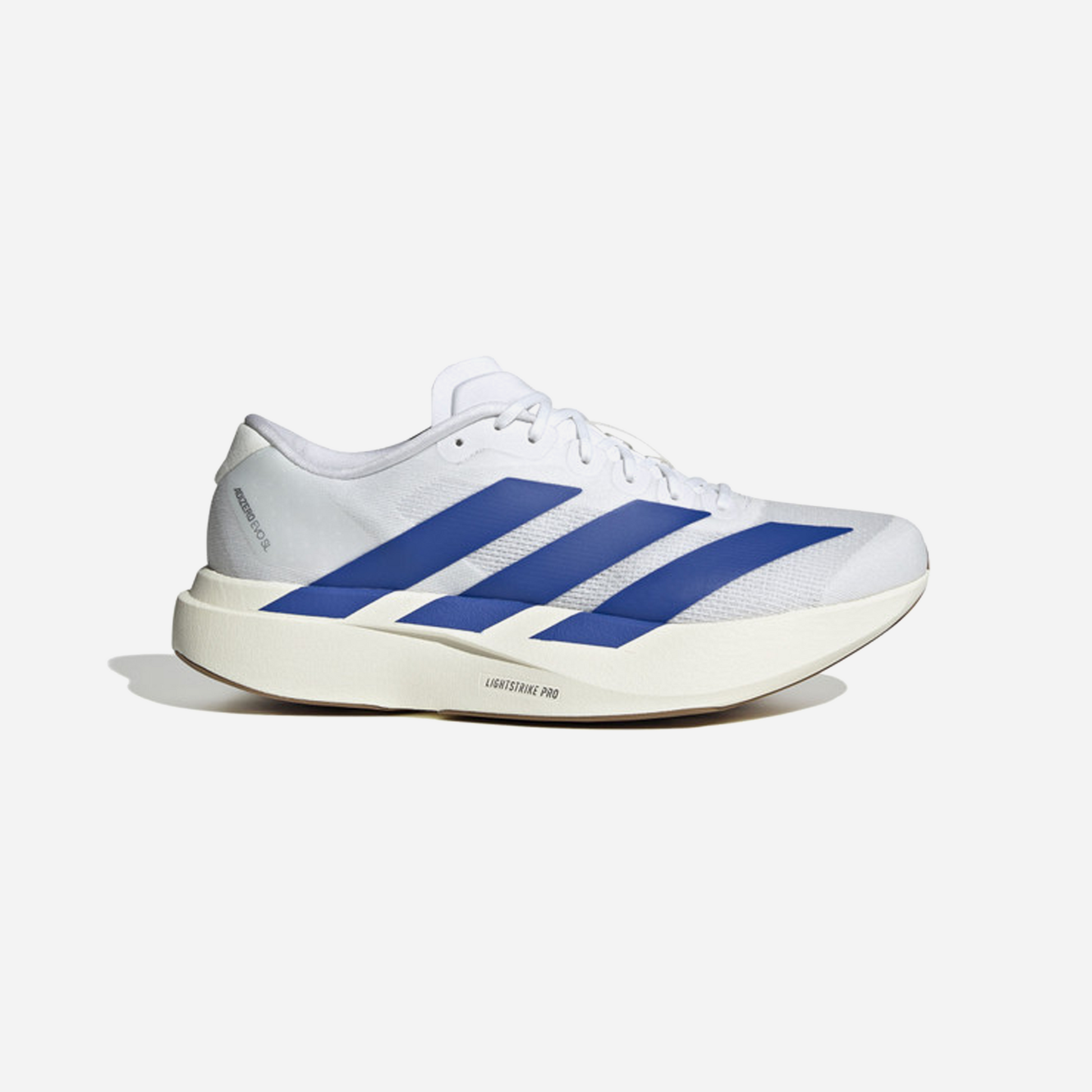 Adidas Adizero EVO SL Shoes Cloud White / Royal Blue / Pure Ruby