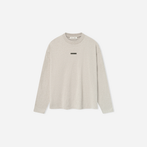 Fear Of God Essentials SS25 Classic Long Sleeve Tee- Heather Stone