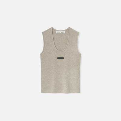 Fear Of God Essentials SS25 Womens Soft Rib Knit Tank- Timber