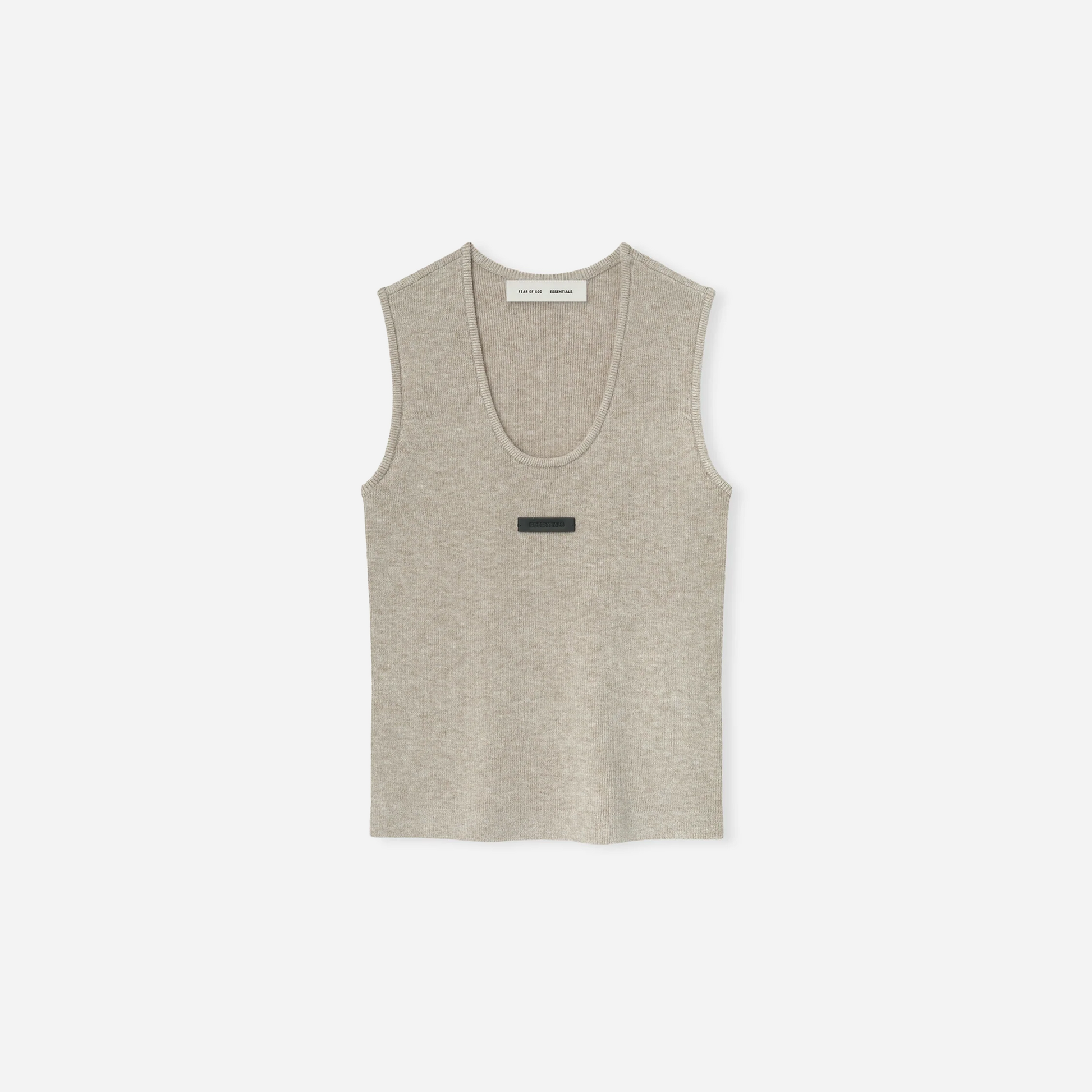 Fear Of God Essentials SS25 Womens Soft Rib Knit Tank- Timber