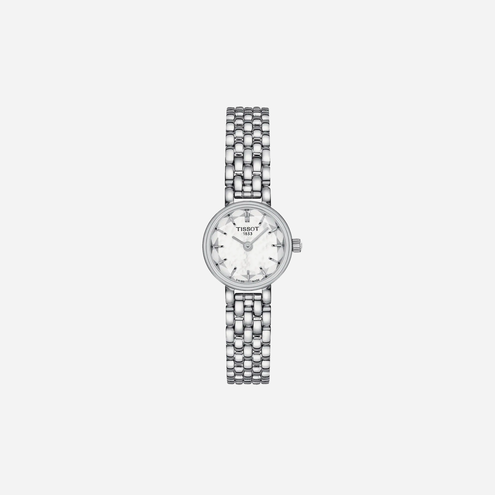 Tissot Lovely Round White Mother-of-Pearl Dial 19.5mm Quartz Watch