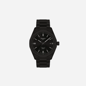 Tissot PRC 100 Solar Quartz Black Dial Black Stainless Steel Watch 39mm