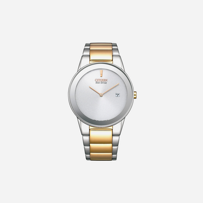 Citizen Eco-Drive Gents Watch White Dial