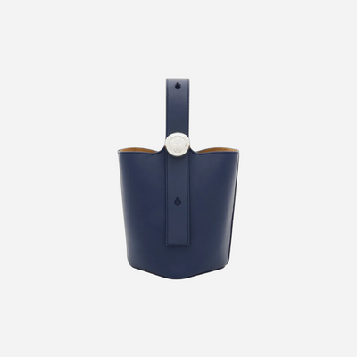 Loewe Mini Pebble Bucket Bag Abyss Blue