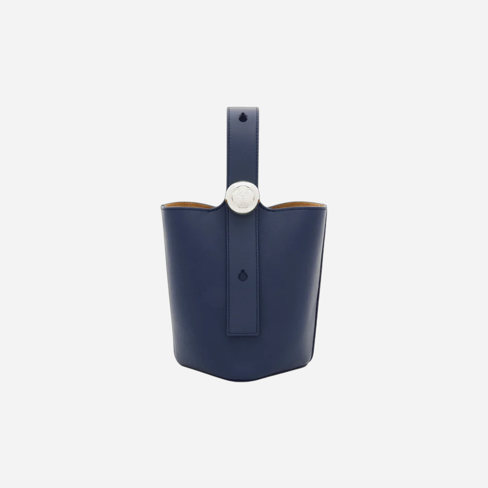 Loewe Mini Pebble Bucket Bag Abyss Blue