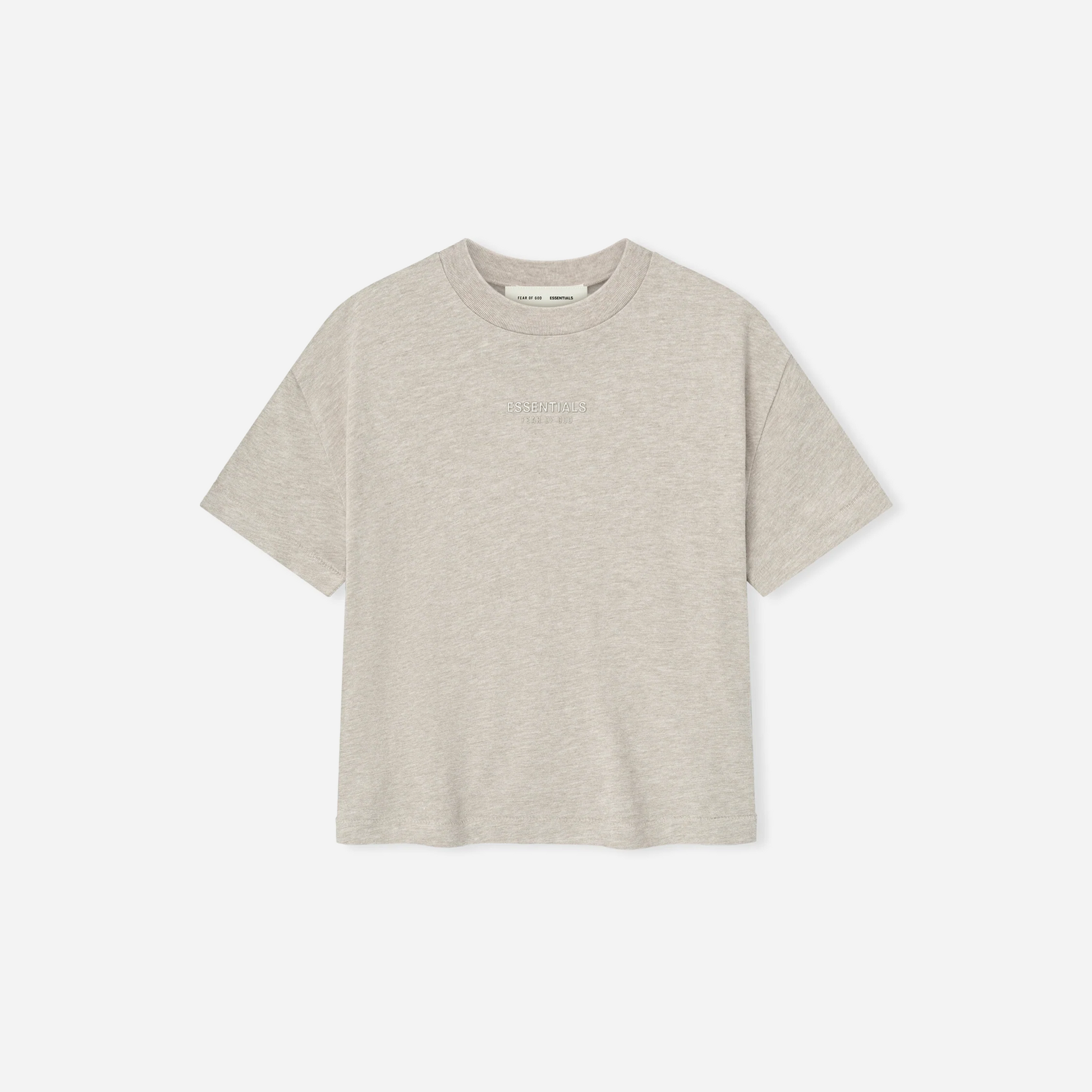 Fear Of God Essentials SS25 Womens Classic Tee- Heather Stone
