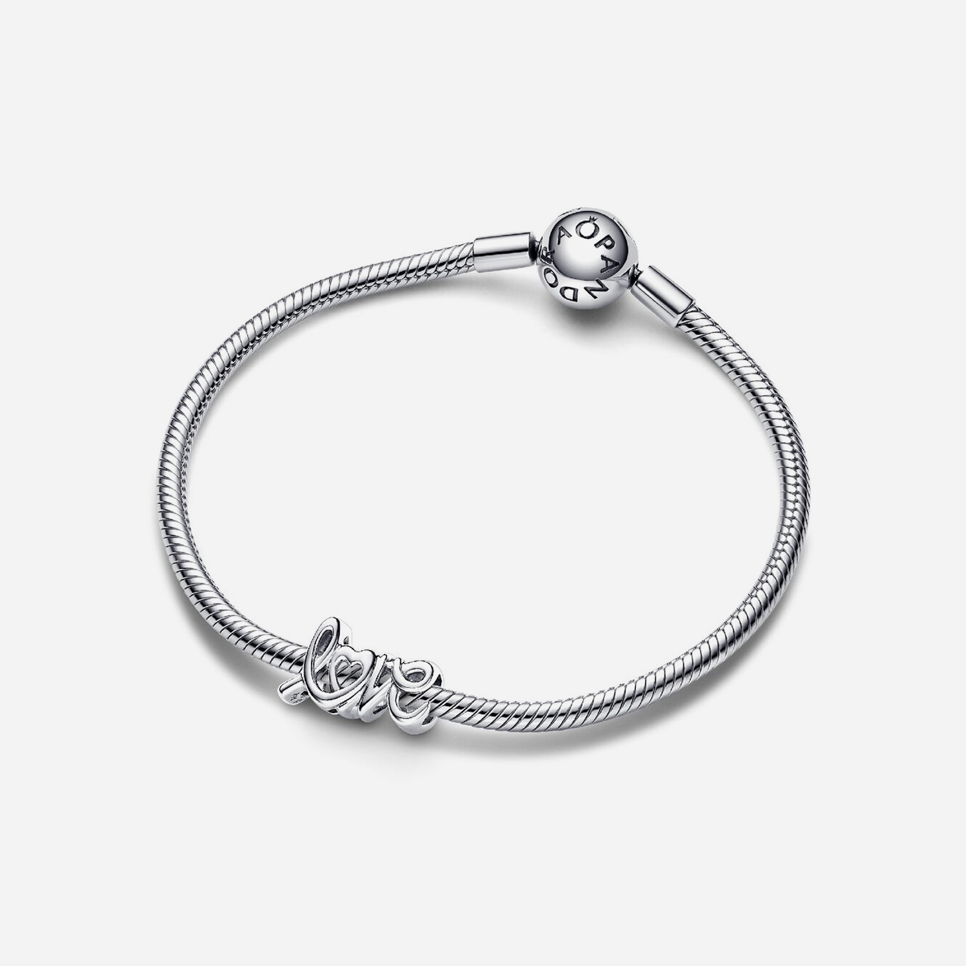 Pandora Handwritten Love Charm Sterling Silver