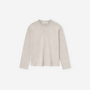 Fear Of God Essentials SS25 Womens Classic Long Sleeve Tee- Heather Stone