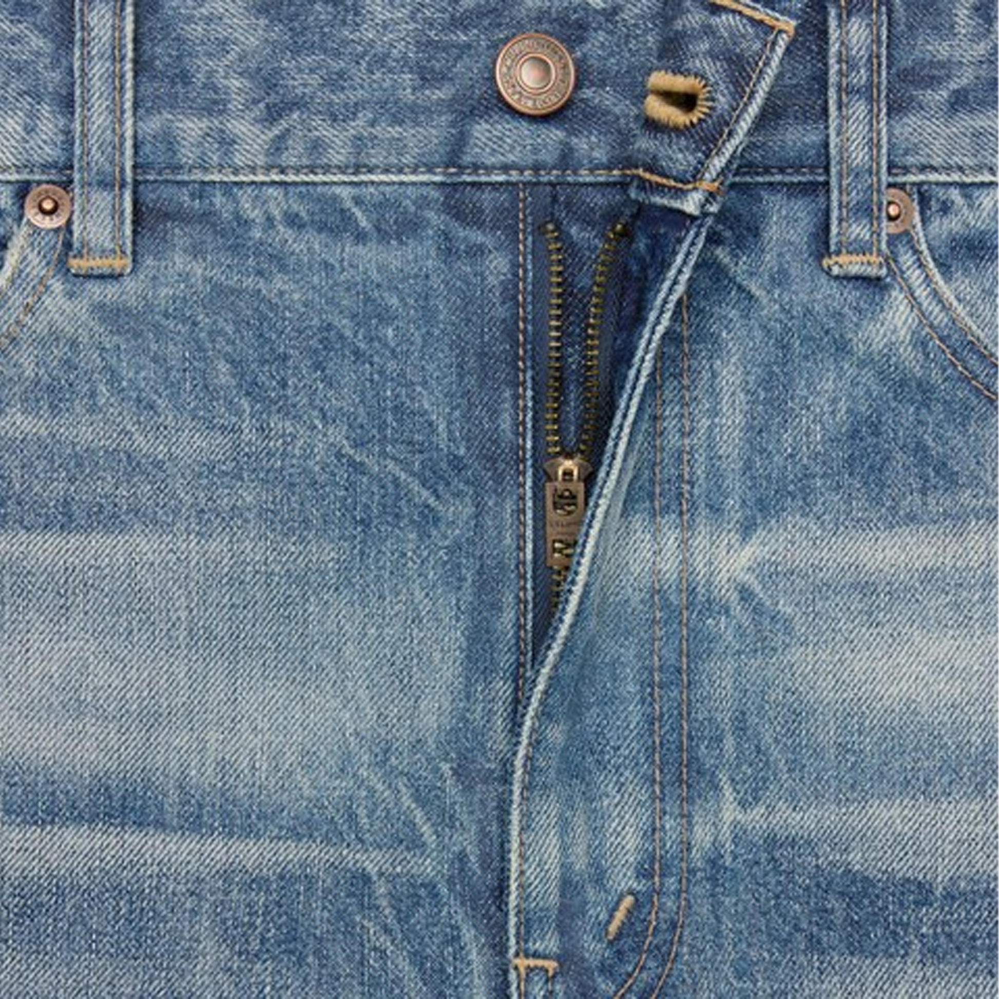 Celine Flared Surf Jeans in Summer Dazed Wash Denim
