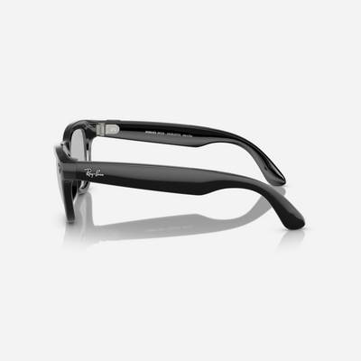 Ray-Ban Meta Skyler Shiny Black Clear-Amethyst Transition Lens