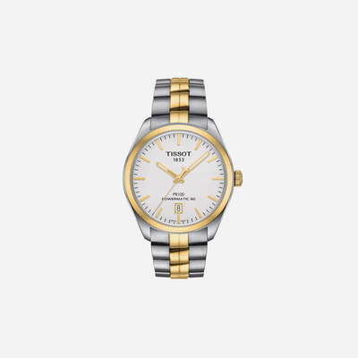 Tissot PR 100 Powermatic 80 Gold Two-Tone 39mm