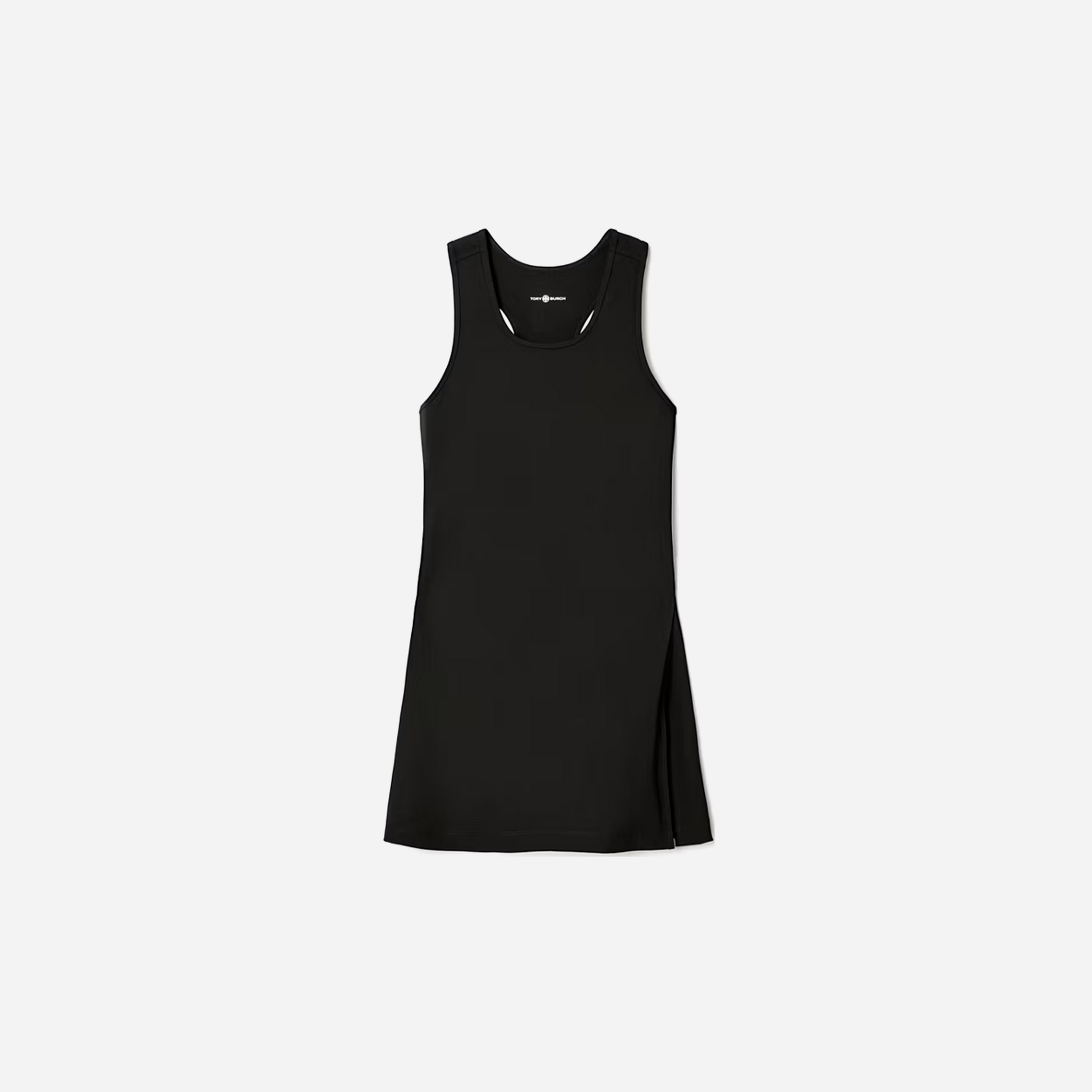 Tory Burch Performance Jersey Side - Slit Tennis Dress Black