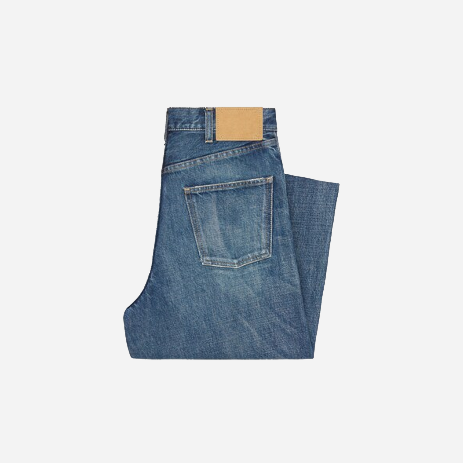 Celine Flared Surf Jeans in Dark Union Wash Denim