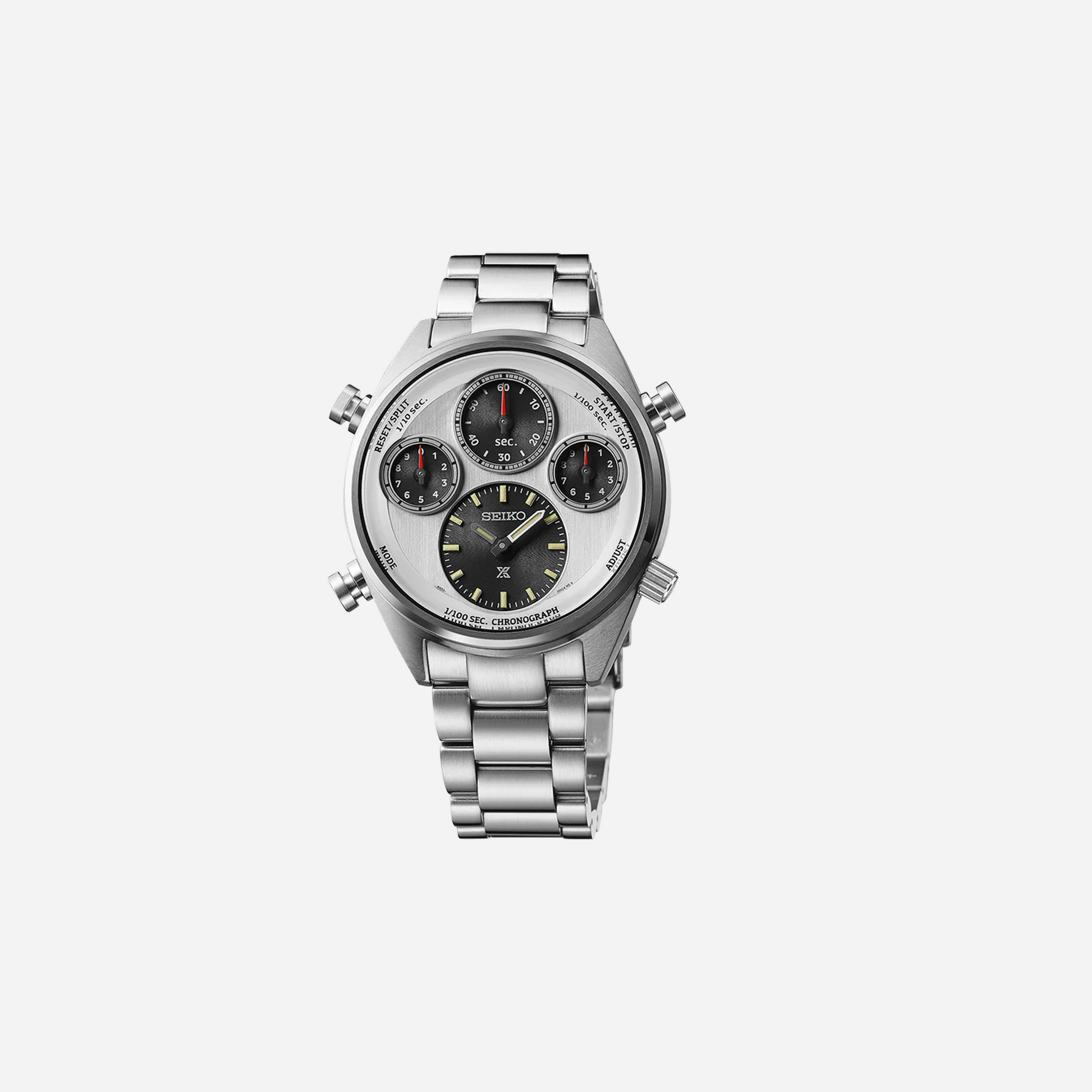Seiko Prospex Speedtimer One Hundredth of a Second Solar Chronograph Limited Edition – 110th Seiko Wristwatchmaking Anniversary SFJ009P1 Men's