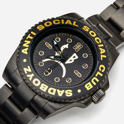 Sad Boyz x Anti Social Social Club 42mm Black Watch