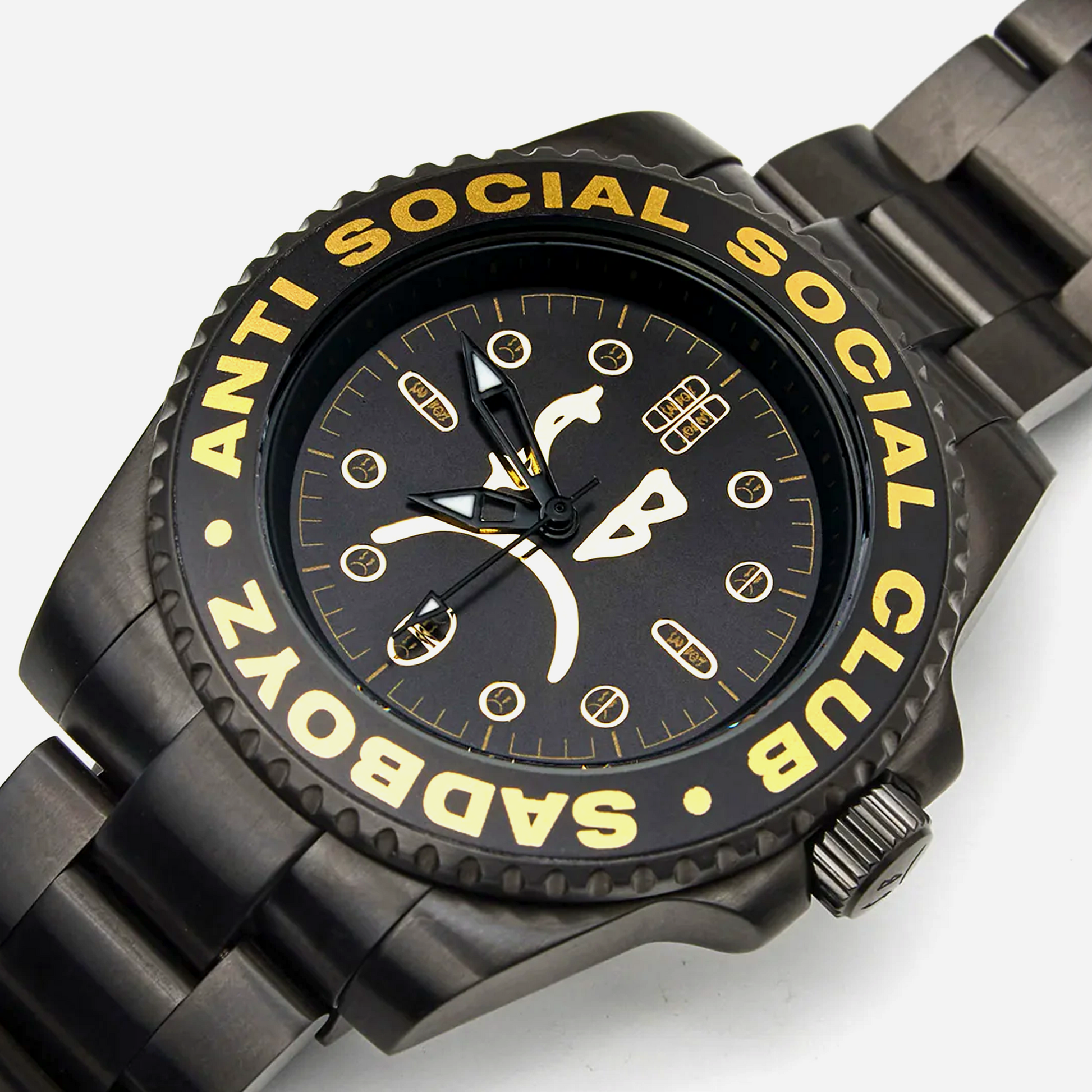 Sad Boyz x Anti Social Social Club 42mm Black Watch