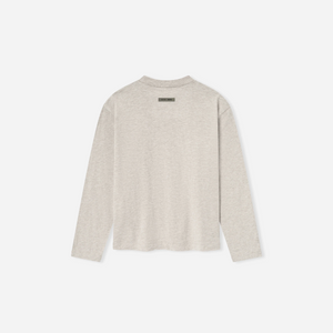 Fear Of God Essentials SS25 Womens Classic Long Sleeve Tee- Heather Stone