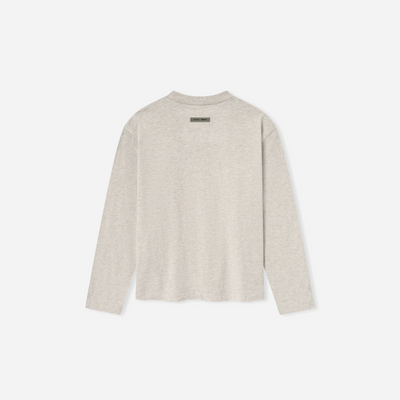 Fear Of God Essentials SS25 Womens Classic Long Sleeve Tee- Heather Stone