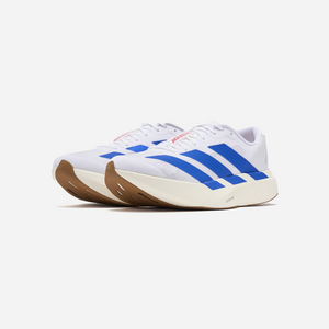 Adidas Adizero EVO SL Shoes Cloud White / Royal Blue / Pure Ruby