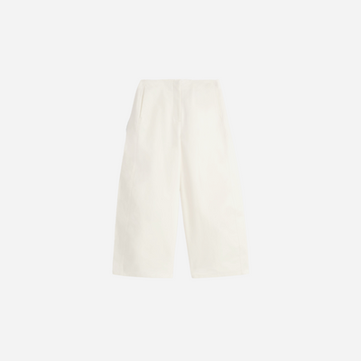 Cos Cropped Barrel-Leg Cotton Trousers