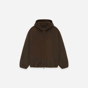 Fear Of God Essentials SS25 Brushed Hooded Bomber Brown