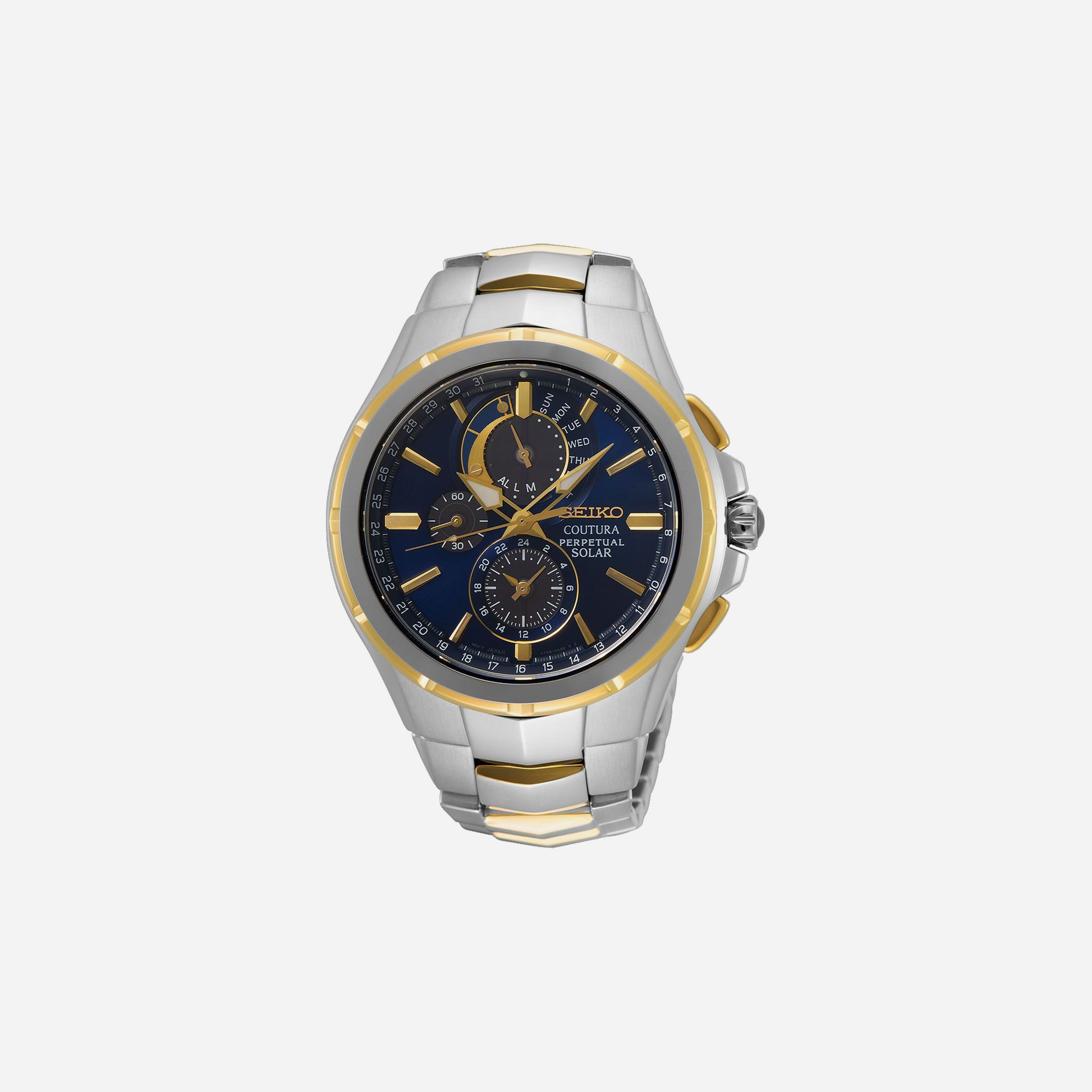 Seiko Coutura Perpetual Solar Watch SSC798P1 Men's