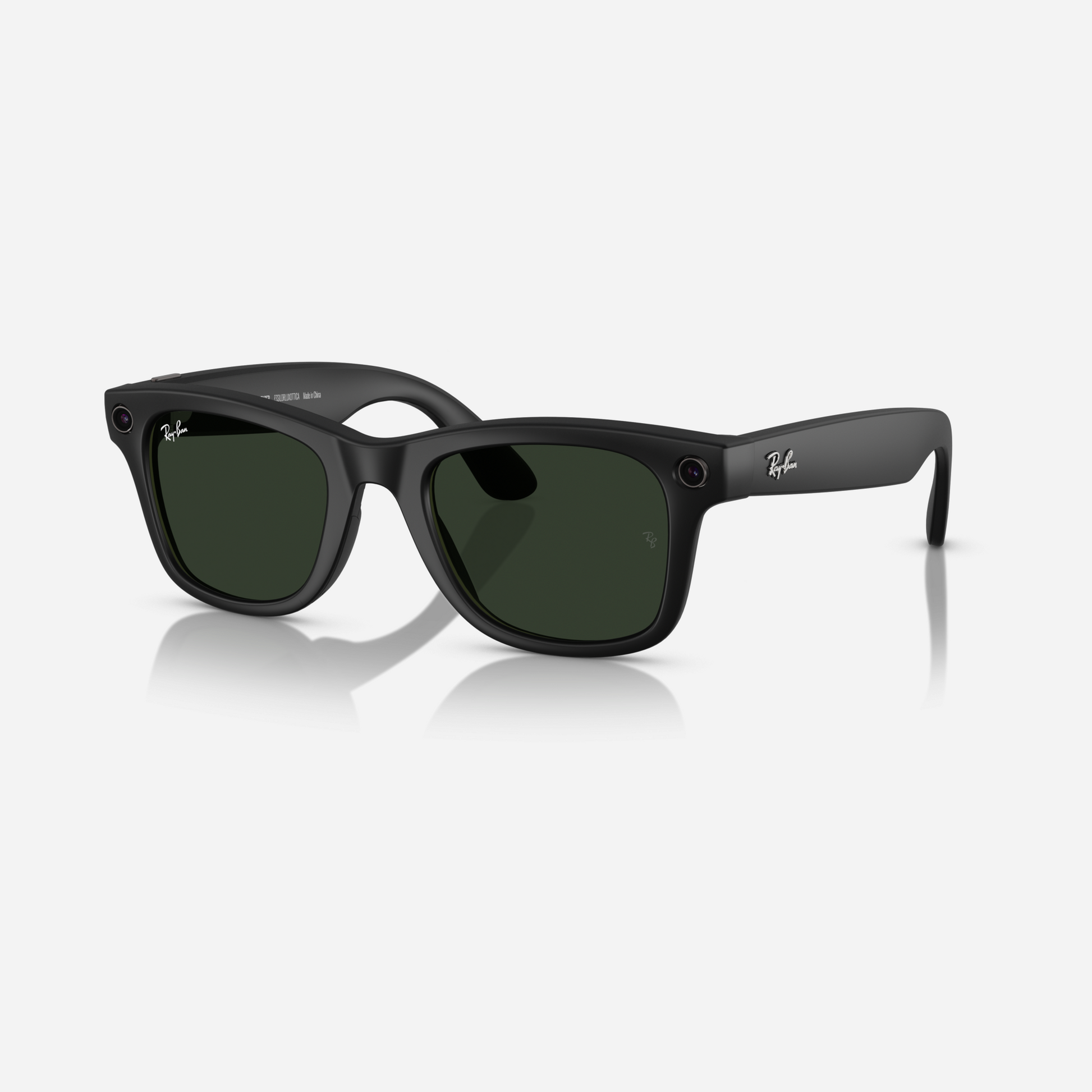 Ray-Ban Meta Wayfarer Matte Black Graphite Clear-Graphite Green Transition Lens