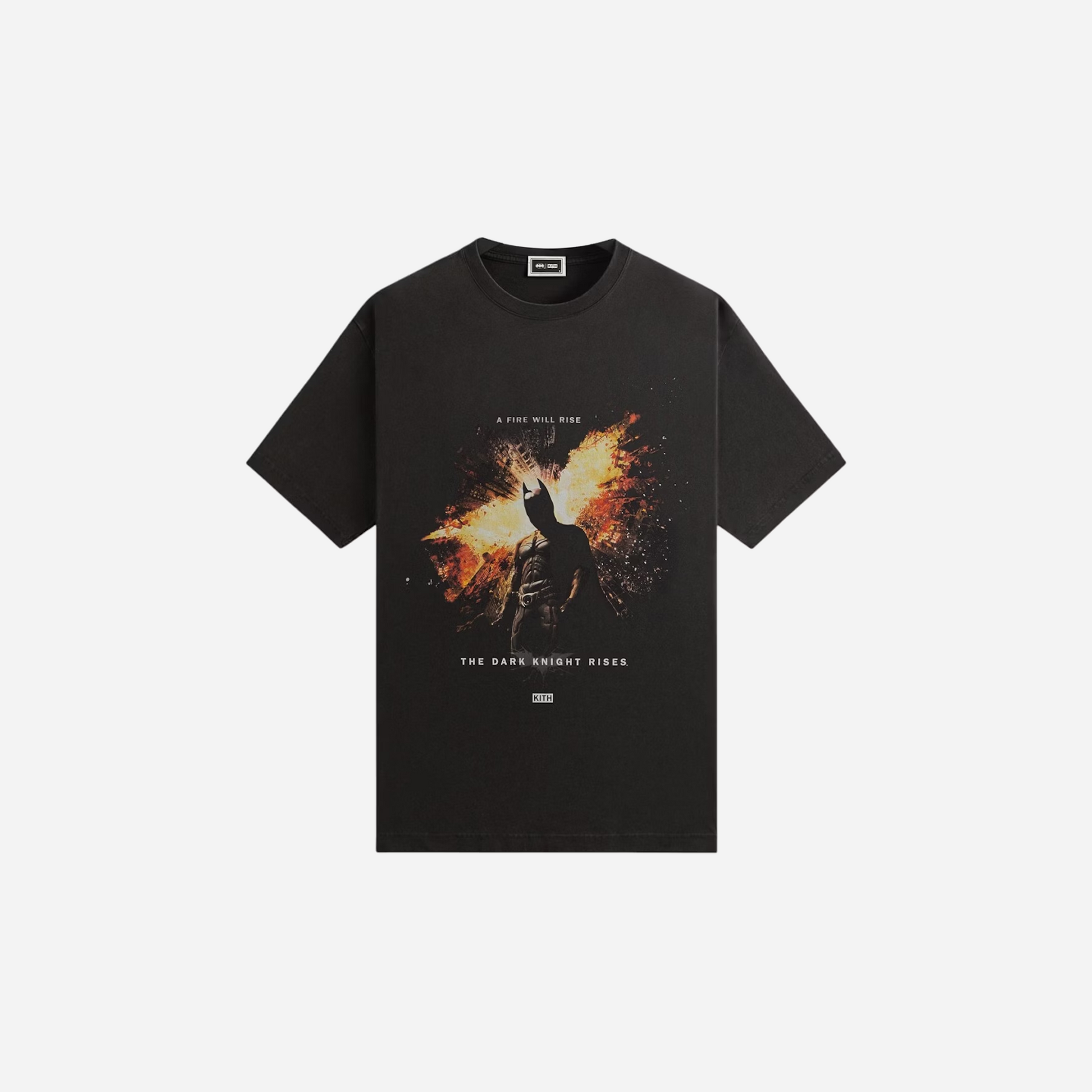 Kith x Batman Dark Knight Rises Vintage Tee Black