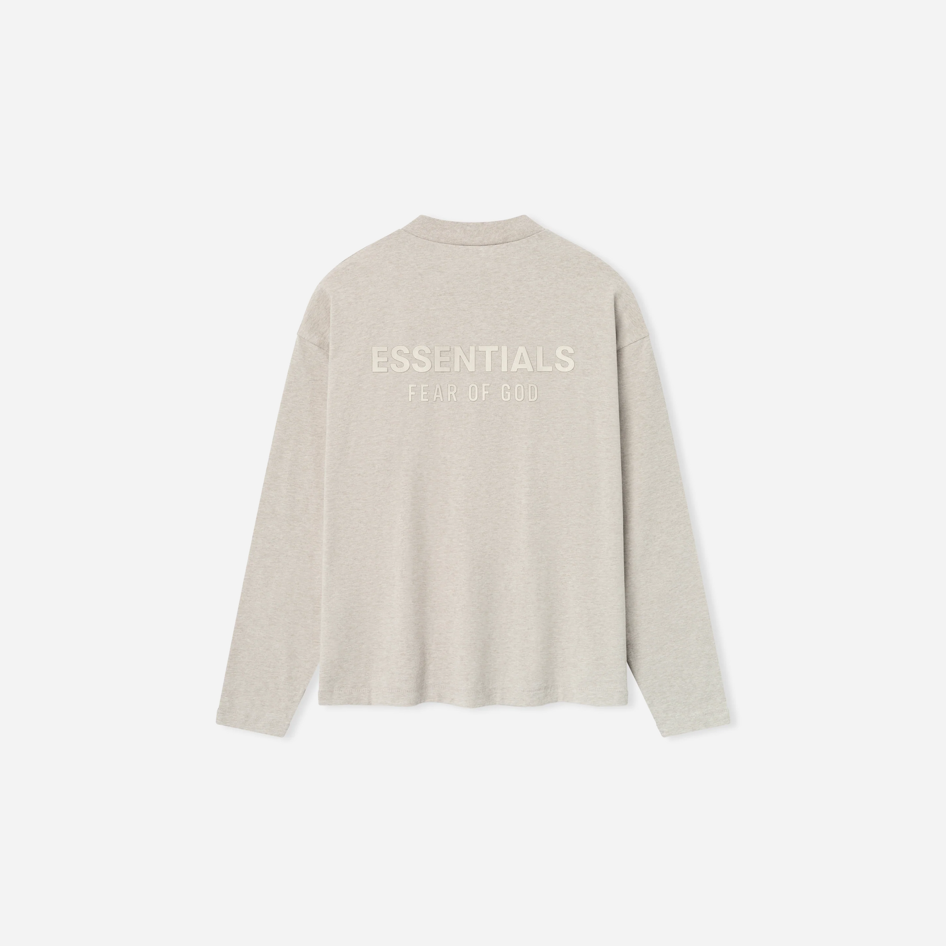 Fear Of God Essentials SS25 Classic Long Sleeve Tee- Heather Stone