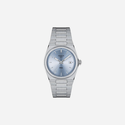 Tissot PRX Unisex Light Blue Dial Analog Stainless Steel Watch