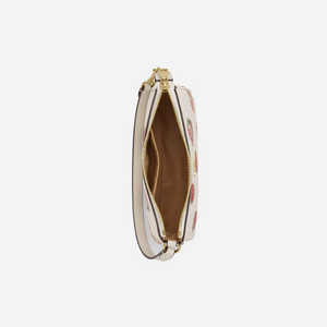 COACH Nolita 19 With Strawberry Print Gold/Chalk Multi
