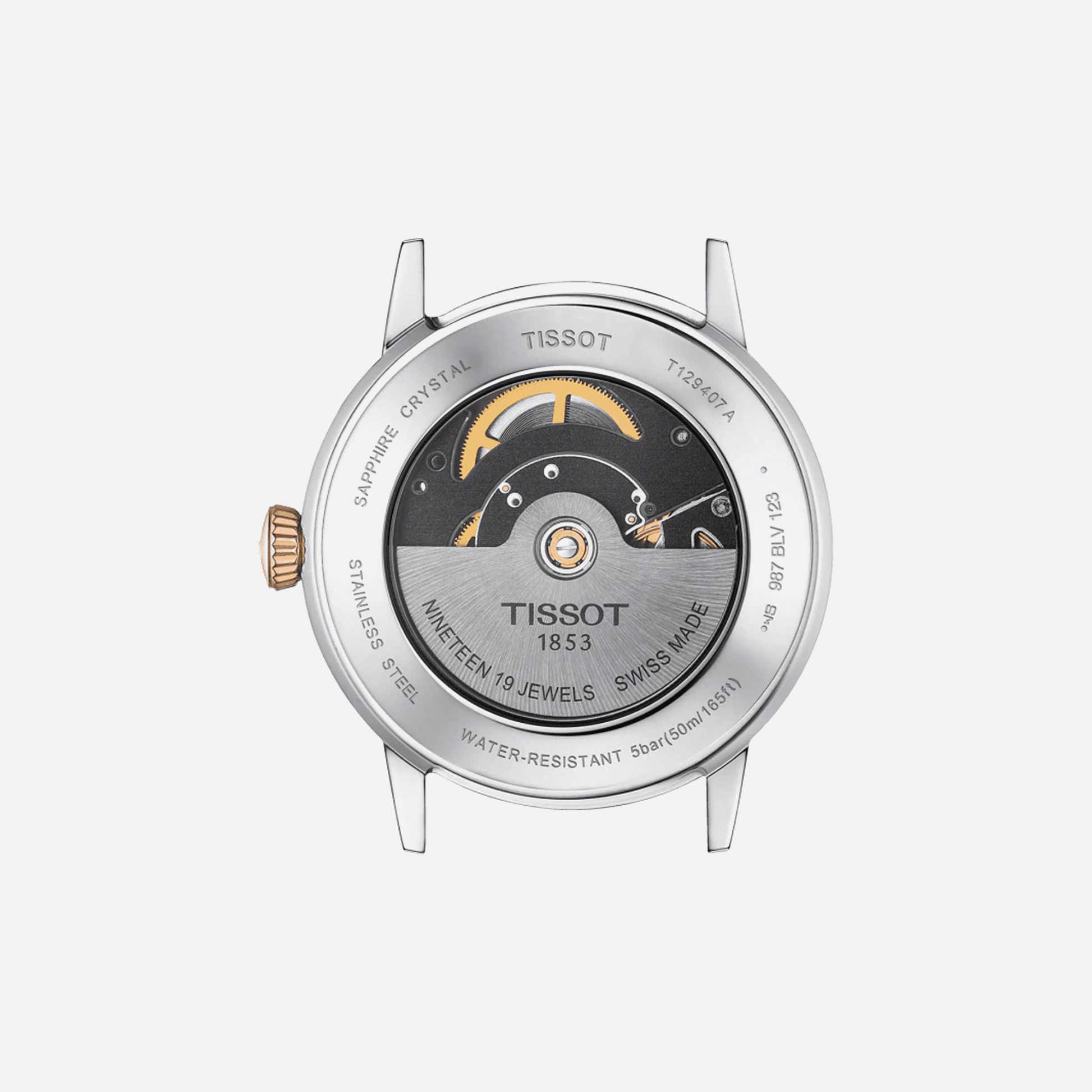 Tissot Classic Dream Swissmatic Silver Dial 42mm Two-Tone Stainless Steel Automatic Watch