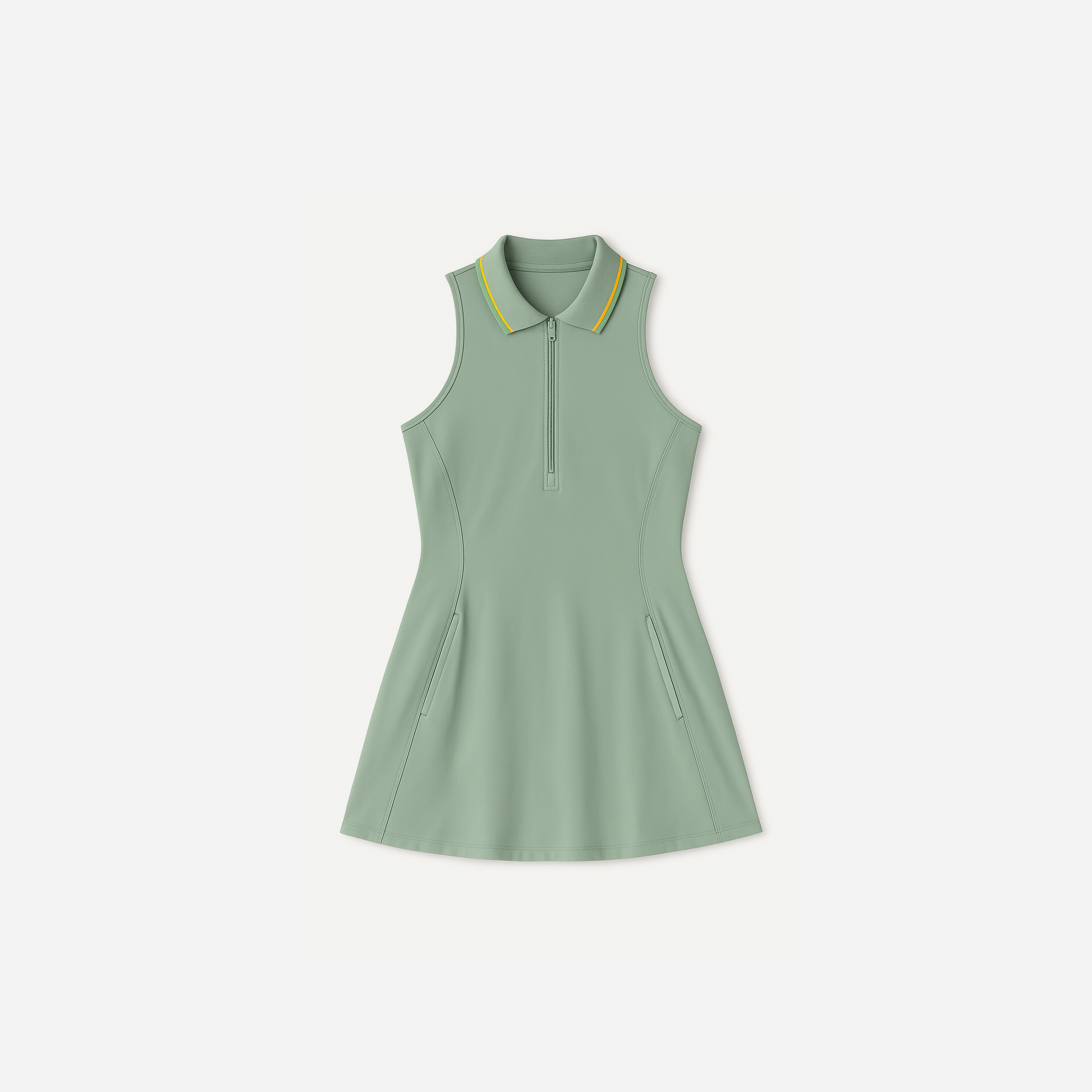 Wilson All Court Unlined Tennis Dress Aqua Grey