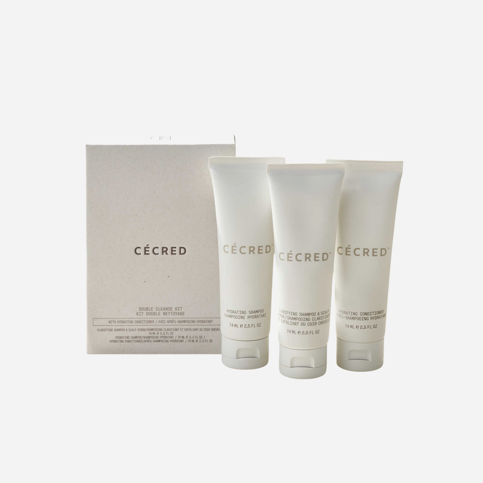Cécred Double Cleanse Kit with Hydrating Conditioner