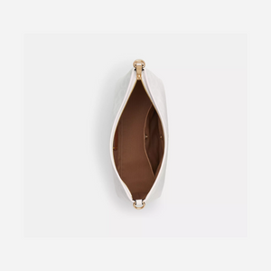 COACH Laurel Shoulder Bag In Signature Canvas Gold/White/Chalk