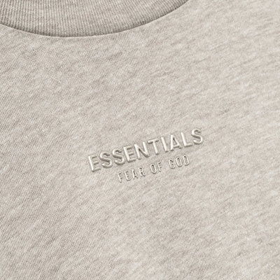 Fear Of God Essentials SS25 Womens Classic Long Sleeve Tee- Heather Stone