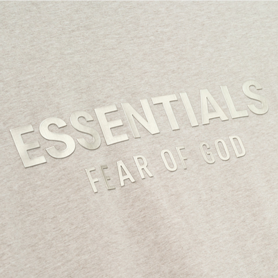 Fear Of God Essentials SS25 Classic Long Sleeve Tee- Heather Stone