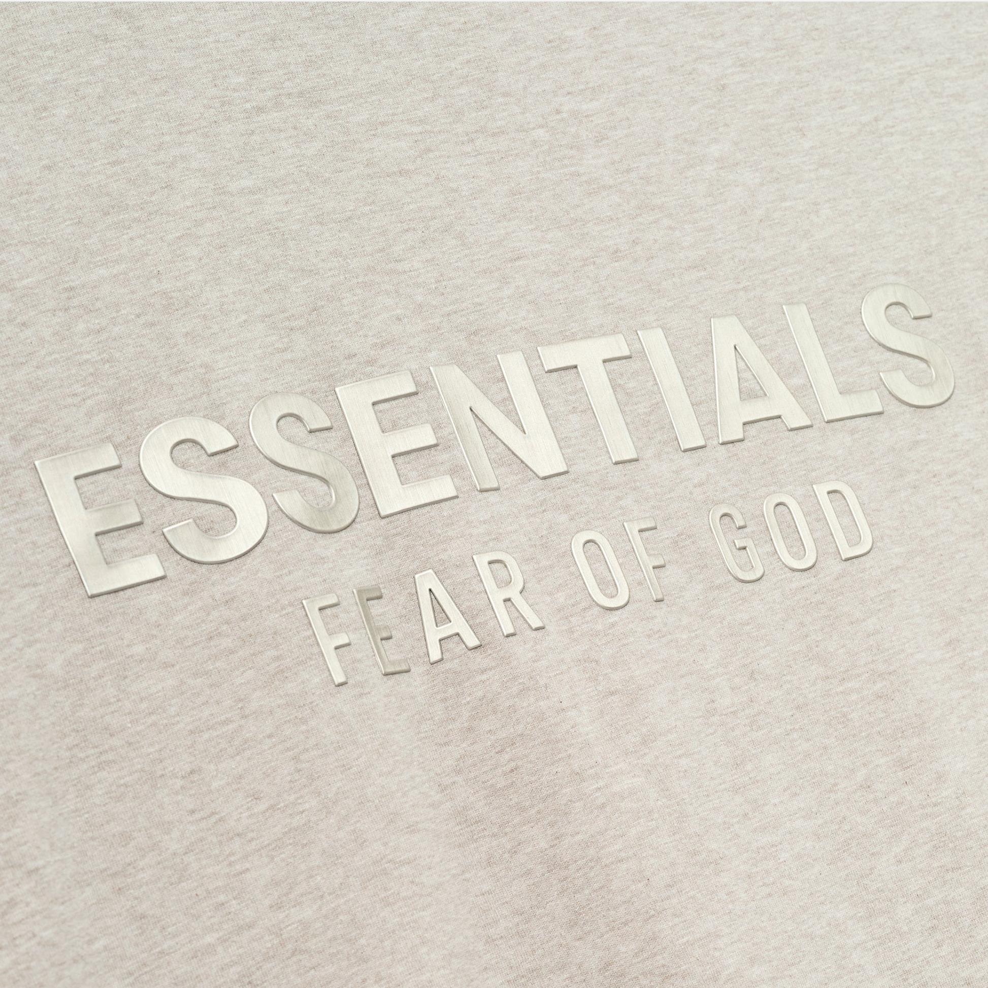 Fear Of God Essentials SS25 Classic Long Sleeve Tee- Heather Stone