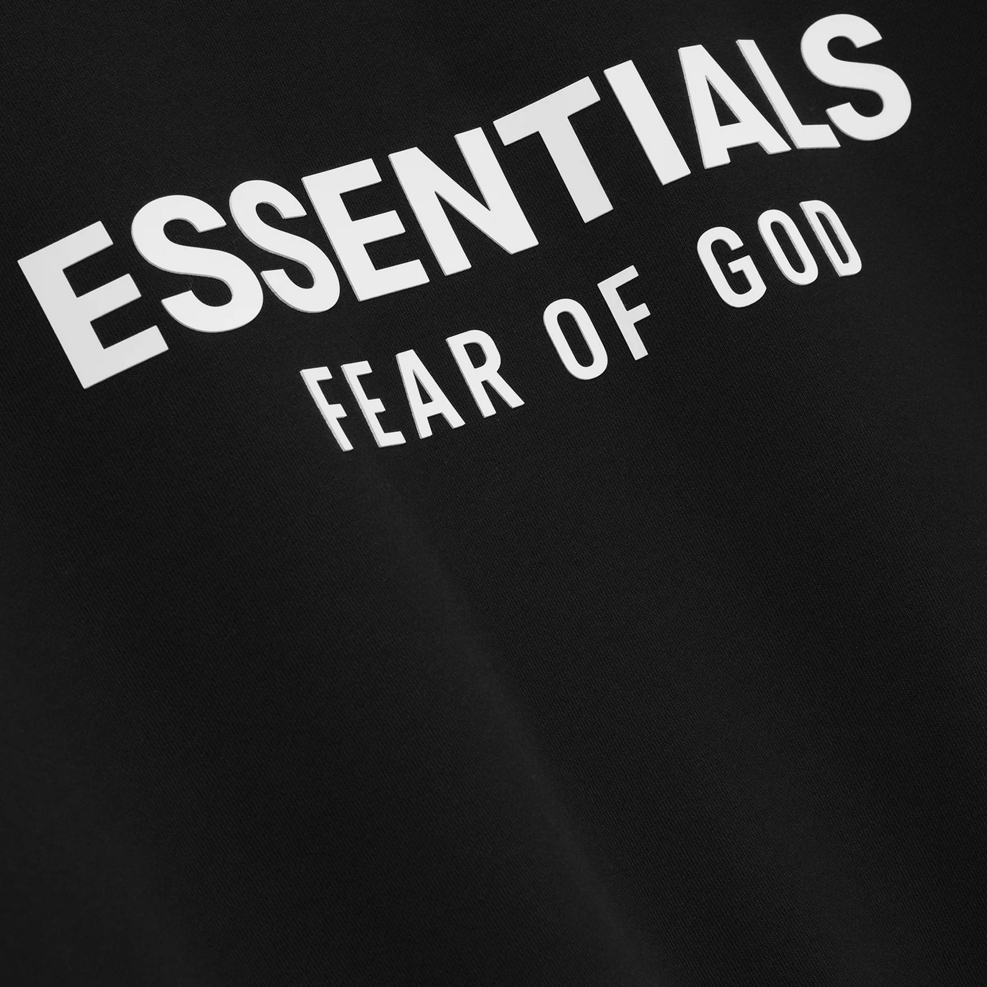 Fear Of God Essentials SS25 Classic Crewneck Sweatshirt - Jet Black
