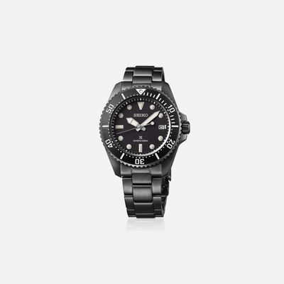 Seiko Prospex Solar Diver’s in All Black Men's