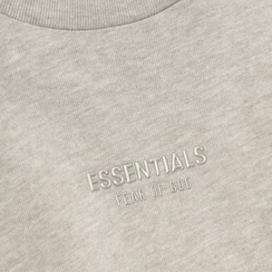 Fear Of God Essentials SS25 Womens Classic Tee- Heather Stone
