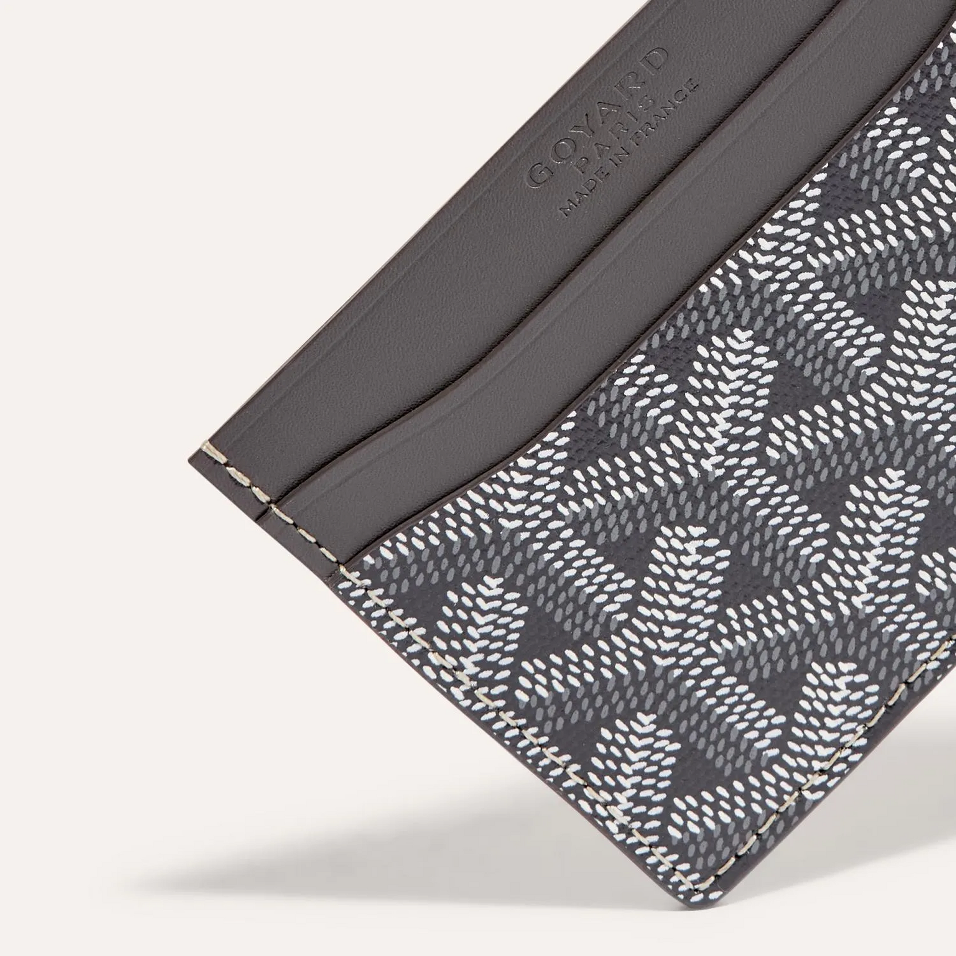 Goyard Saint-Sulpice Card Wallet Grey